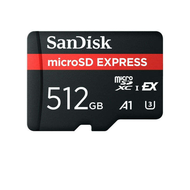 SanDisk Microsd Card Express 880MB/s U3 C10 512GB ryhmässä KODINELEKTRONIIKKA / Tallennusvälineet / Muistikortit / SD/SDHC/SDXC @ TP E-commerce Nordic AB (D24889)