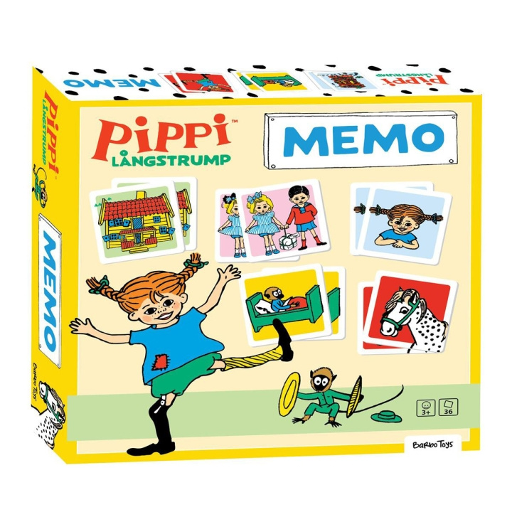 ASTRID LINDGREN Peli Memo ryhmässä LELUT, TUOTTEET LAPSILLE JA VAUVOILLE / Peli / Lautapelit @ TP E-commerce Nordic AB (D24893)