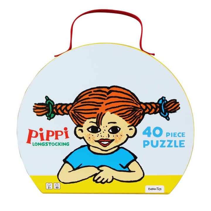 ASTRID LINDGREN Suitcase With 40 Pcs Puzzle ryhmässä LELUT, TUOTTEET LAPSILLE JA VAUVOILLE / Leikkikalut, Askartelu &Pelit / Lasten palapeli @ TP E-commerce Nordic AB (D24898)