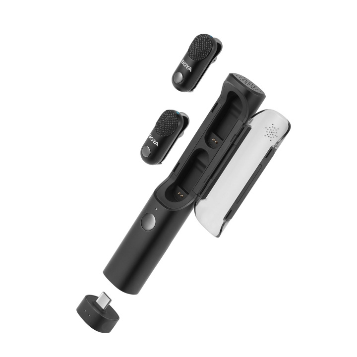 BOYA Mikrofoni Langaton Modulaarinen Magic 05 - USB-C ryhmässä KODINELEKTRONIIKKA / Ääni & Kuva / Kädessä pidettävät mikrofonit @ TP E-commerce Nordic AB (D24939)