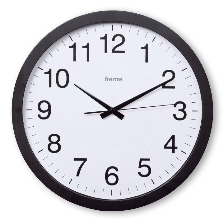 Hama Seinäkello Halkaisija 40cm ryhmässä KOTI, TALOUS JA PUUTARHA / Kellot ja laskimet / Seinäkellot @ TP E-commerce Nordic AB (D24945)