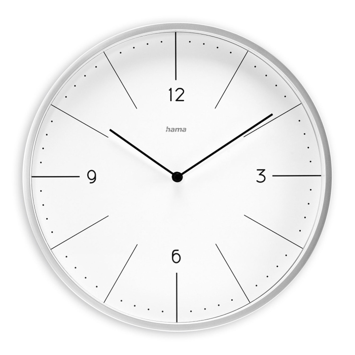 Hama Seinäkello Sardinia Harmaa 30cm ryhmässä KOTI, TALOUS JA PUUTARHA / Kellot ja laskimet / Seinäkellot @ TP E-commerce Nordic AB (D24946)