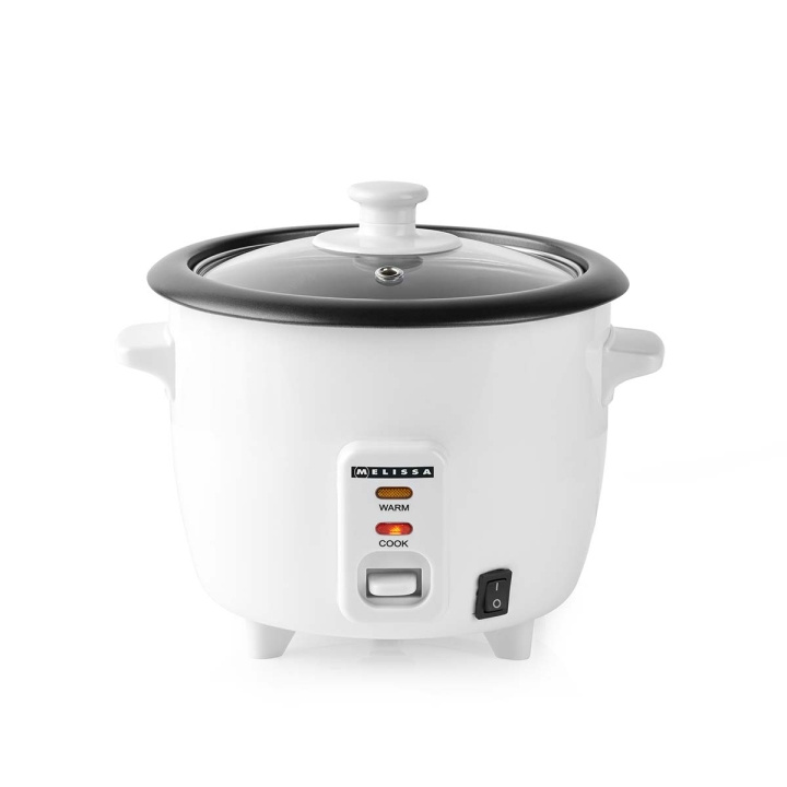 MELISSA Riisinkeitin | 0,6 l | 300 W | Tarttumaton pinnoite | Irrotettava kulho | Höyrykori | Lämpimänäpitotoiminto | Automaattinen poiskytkentä | Valkoinen väri ryhmässä KOTI, TALOUS JA PUUTARHA / Kodinkoneet / Riisi- ja kananmunankeitin @ TP E-commerce Nordic AB (D24967)