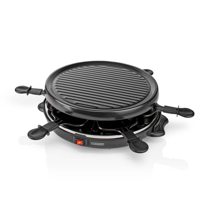 MELISSA Raclette / Gourmet-setti | 6 henkilöä | 800 W | Ø 29 cm | Tarttumaton pinnoite ryhmässä KOTI, TALOUS JA PUUTARHA / Puutarhatuotteet / Grillit & grillitarvikkeet @ TP E-commerce Nordic AB (D24971)