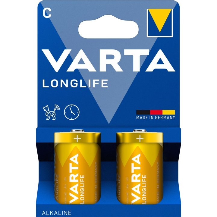 Varta Longlife C / LR14 Batteri 2-pack ryhmässä KODINELEKTRONIIKKA / Paristot & Laturit / Akut / Muut @ TP E-commerce Nordic AB (D25023)