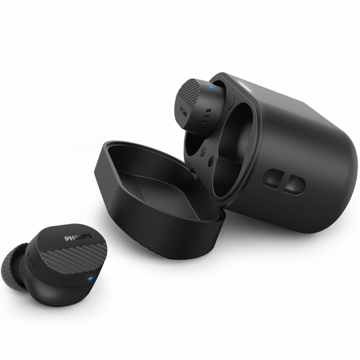 Philips Hörlurar In-Ear TWS ANC Svart ryhmässä KODINELEKTRONIIKKA / Ääni & Kuva / Kuulokkeet & Tarvikkeet / Kuulokkeet @ TP E-commerce Nordic AB (D25032)