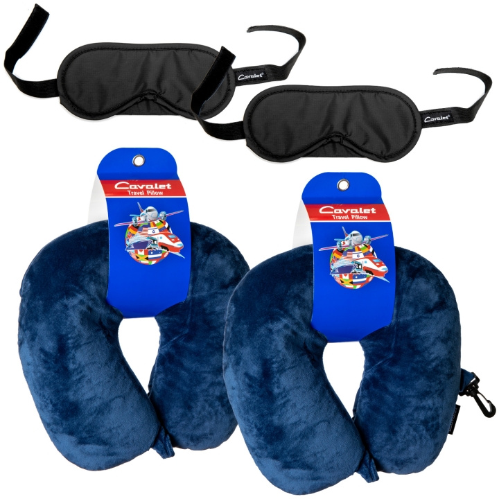 Cavalet Resekit 2 (2st Sovmasker, 2st Nackkuddar) ryhmässä URHEILU, VAPAA-AIKA JA HARRASTUS / Matkailutarvikkeet / Muut @ TP E-commerce Nordic AB (D25035)