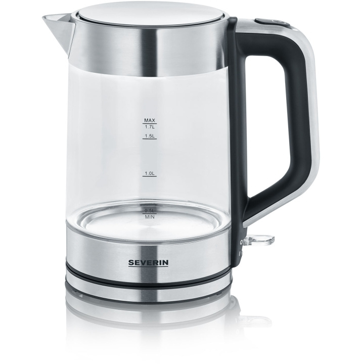 Severin Glasvattenkokare 1,7l WK3420 ryhmässä KOTI, TALOUS JA PUUTARHA / Kodinkoneet / Vesi ja mehu / Vedenkeitin @ TP E-commerce Nordic AB (D25063)