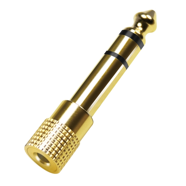 LogiLink Audioadapter 6,3mm hane - 3,5mm hona ryhmässä KODINELEKTRONIIKKA / Kaapelit & Sovittimet / Digitaalinen ääni @ TP E-commerce Nordic AB (D25085)