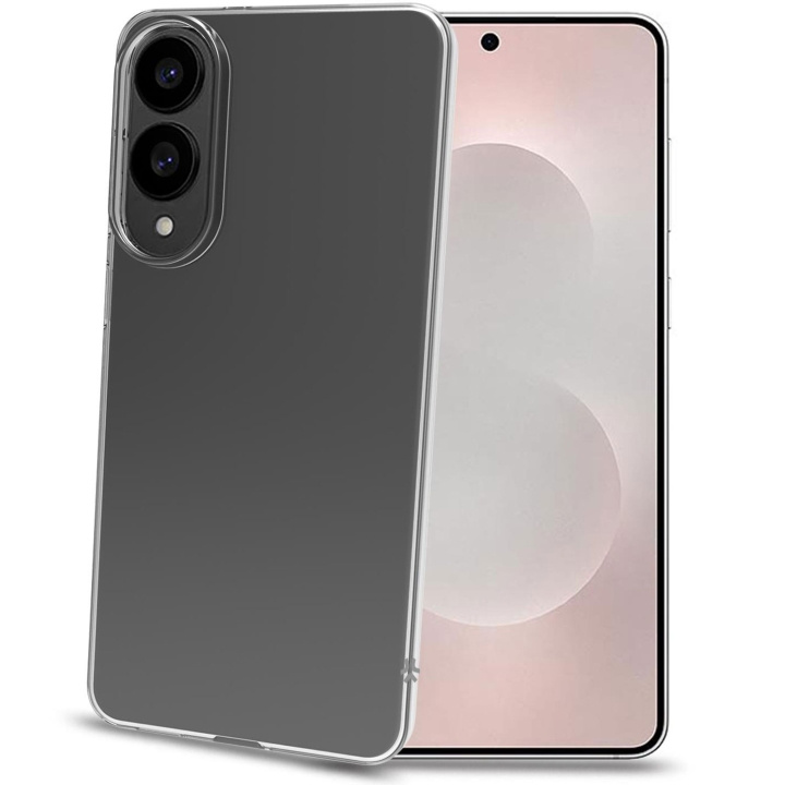Celly Gelskin TPU Cover Galaxy S25 FE Transparent ryhmässä ÄLYPUHELIMET JA TABLETIT / Puhelimen suojakotelo / Samsung @ TP E-commerce Nordic AB (D25092)