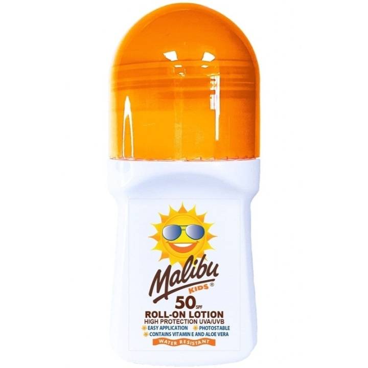 Malibu Kids Roll-On Lotion SPF50 50ml ryhmässä KAUNEUS JA TERVEYS / Ihonhoito / Rusketus / Aurinkosuoja @ TP E-commerce Nordic AB (D25155)