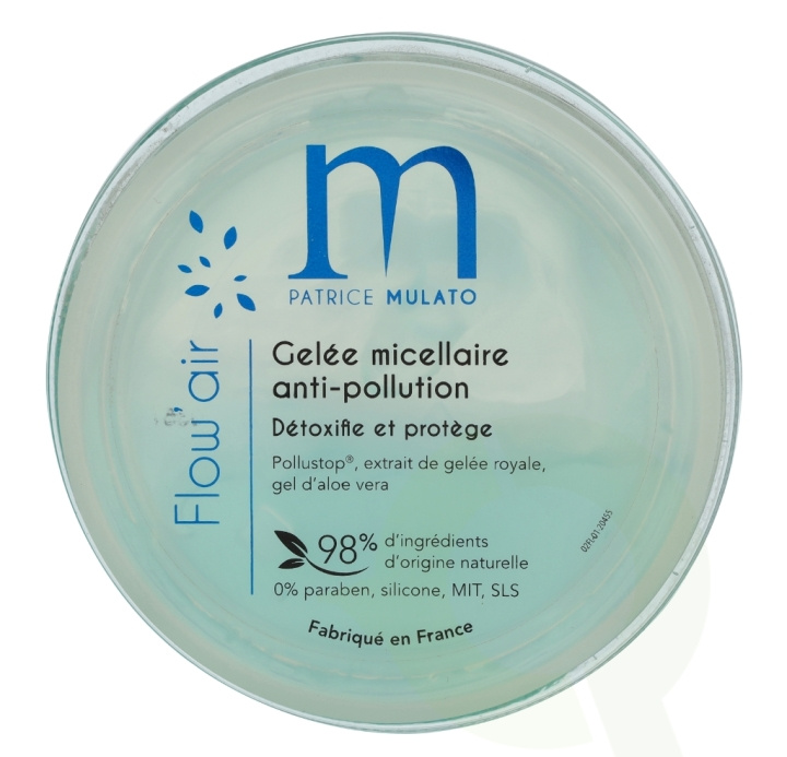 Patrice Mulato P. Mulato Flow\'Air Micellar Jelly 180 ml Anti-Pollution ryhmässä KAUNEUS JA TERVEYS / Hiukset &Stailaus / Hiusten stailaus / Geeli / Geelisuihke @ TP E-commerce Nordic AB (D25227)