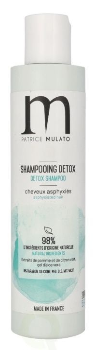 Patrice Mulato P. Mulato Detox Shampoo 200 ml ryhmässä KAUNEUS JA TERVEYS / Hiukset &Stailaus / Hiustenhoito / Shampoo @ TP E-commerce Nordic AB (D25229)