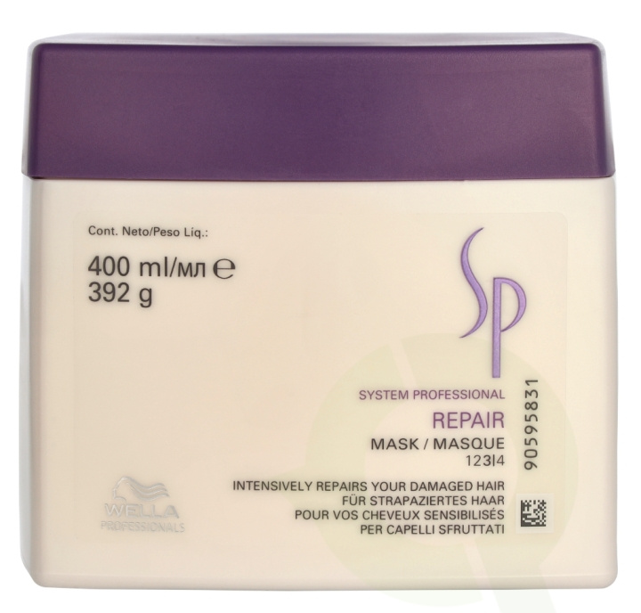Wella SP - Repair Mask 400 ml For Damaged Hair ryhmässä KAUNEUS JA TERVEYS / Hiukset &Stailaus / Hiustenhoito / Hiusnaamio @ TP E-commerce Nordic AB (D25235)