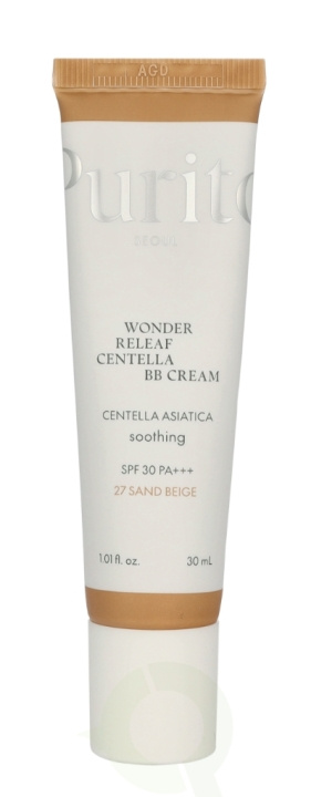 Purito Seoul Wonder Releaf Centella BB Cream SPF30 PA+++ 30 ml #27 Sand Beige ryhmässä KAUNEUS JA TERVEYS / Ihonhoito / Rusketus / Aurinkosuoja @ TP E-commerce Nordic AB (D25307)