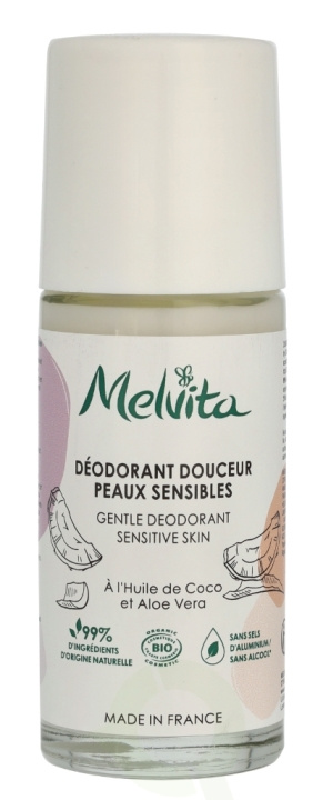 Melvita Les Essentiels Deodorant Roll-On 50 ml For Sensitive Skin ryhmässä KAUNEUS JA TERVEYS / Tuoksut & Parfyymit / Deodorantit / Naisten deodorantit @ TP E-commerce Nordic AB (D25319)