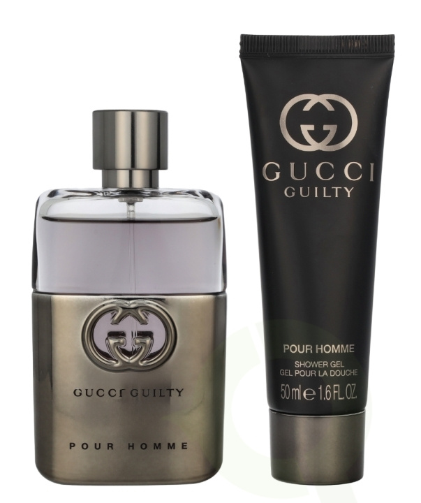 Gucci Guilty Pour Homme Giftset 100 ml Edt Spray 50ml/Shower Gel 50ml ryhmässä KAUNEUS JA TERVEYS / Tuoksut & Parfyymit / Parfyymit / Miesten Tuoksut @ TP E-commerce Nordic AB (D25351)