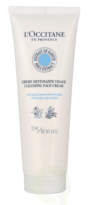 L\'Occitane Shea Cleansing Face Cream 125 ml All Skin Types, Even Sensitive ryhmässä KAUNEUS JA TERVEYS / Ihonhoito / Kasvot / Seerumit iholle @ TP E-commerce Nordic AB (D25385)