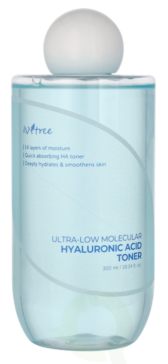 Isntree Ultra-Low Molecular Hyaluronic Acid Toner 300 ml ryhmässä KAUNEUS JA TERVEYS / Ihonhoito / Kasvot / Kasvovesi ja Facemist @ TP E-commerce Nordic AB (D25413)