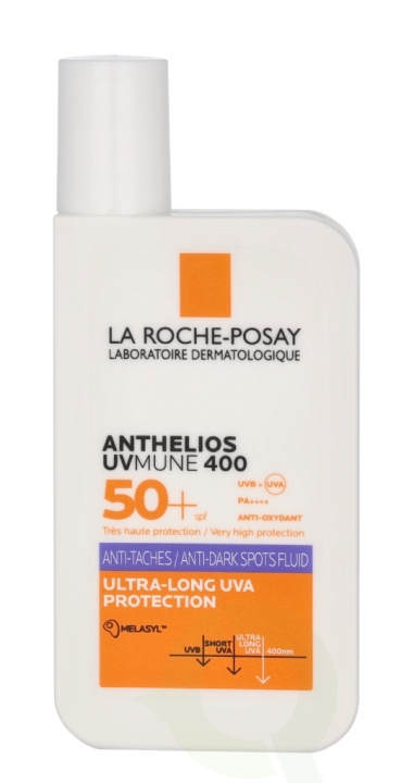 La Roche LRP Anthelios Uvmune 400 Anti-Stain Fluid 50+ 50 ml ryhmässä KAUNEUS JA TERVEYS / Ihonhoito / Rusketus / Aurinkosuoja @ TP E-commerce Nordic AB (D25426)