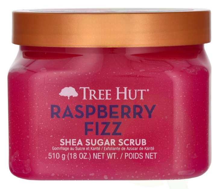 Tree Hut Raspberry Fizz Shea Sugar Scrub 510 g ryhmässä KAUNEUS JA TERVEYS / Ihonhoito / Kasvot / Puhdistus @ TP E-commerce Nordic AB (D25453)