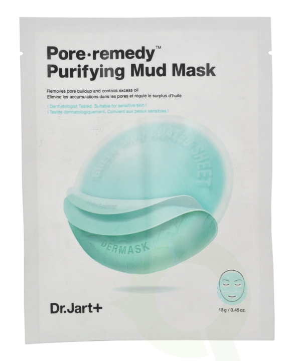 Dr. Jart + Dermask Pore·Remedy Purifying Mud Mask 13 g ryhmässä KAUNEUS JA TERVEYS / Ihonhoito / Kasvot / Naamiot @ TP E-commerce Nordic AB (D25482)