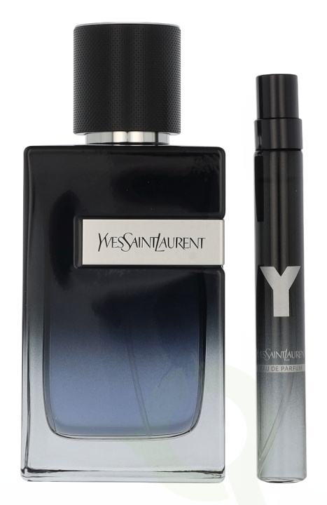 Yves Saint Laurent YSL Y Giftset 110 ml Edp Spray 100 ml/Edp Travel Spray 10 ml ryhmässä KAUNEUS JA TERVEYS / Tuoksut & Parfyymit / Parfyymit / Hajuvesiboksit @ TP E-commerce Nordic AB (D25541)