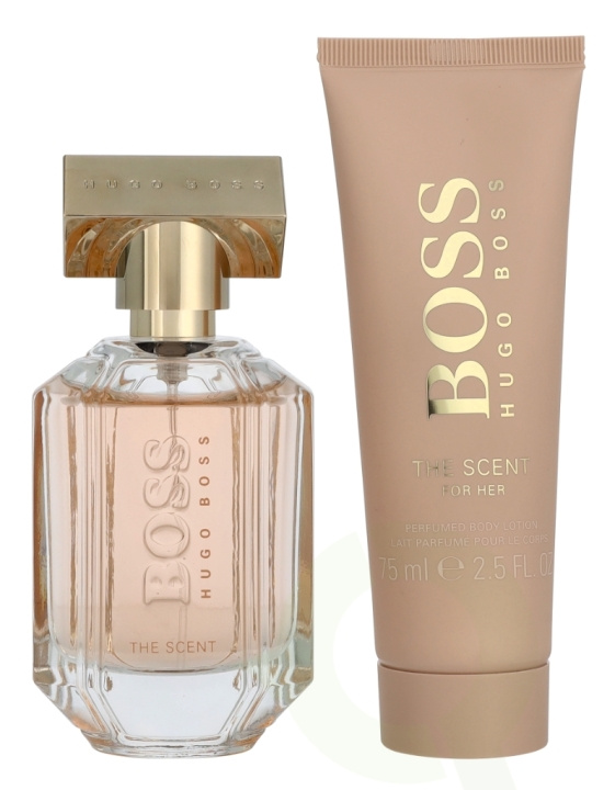 Hugo Boss The Scent For Her Giftset 125 ml Edp Spray 50ml/Body Lotion 75ml ryhmässä KAUNEUS JA TERVEYS / Tuoksut & Parfyymit / Parfyymit / Naisten Tuoksut @ TP E-commerce Nordic AB (D25566)