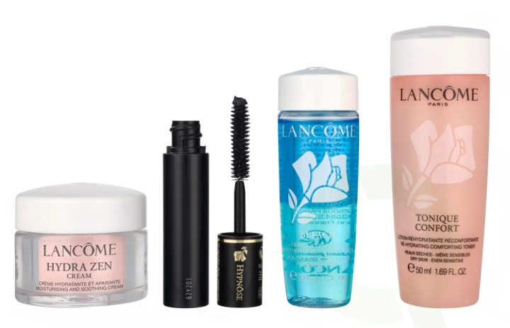 Lancome Hydra Zen Must-Haves Set 97 ml Tonique 15ml/Make-Up Remover 30ml/Cream SPF15 15ml/Mascara Black 2ml ryhmässä KAUNEUS JA TERVEYS / Lahjapakkaukset / Naisten lahjapakkaukset @ TP E-commerce Nordic AB (D25634)