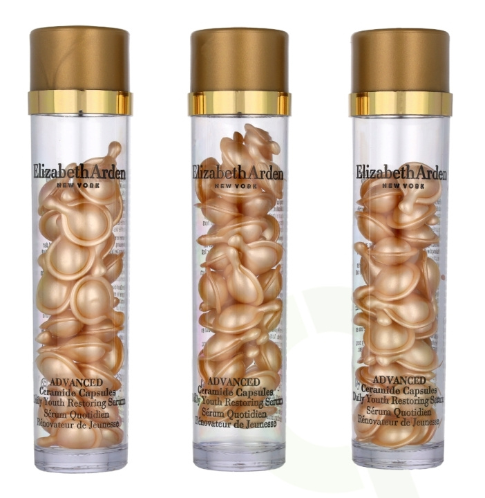 Elizabeth Arden E.Arden Advanced Ceramide Capsules Face 42 ml 3x30 Pcs-Daily Youth Restoring Serum ryhmässä KAUNEUS JA TERVEYS / Ihonhoito / Kasvot / Seerumit iholle @ TP E-commerce Nordic AB (D25683)
