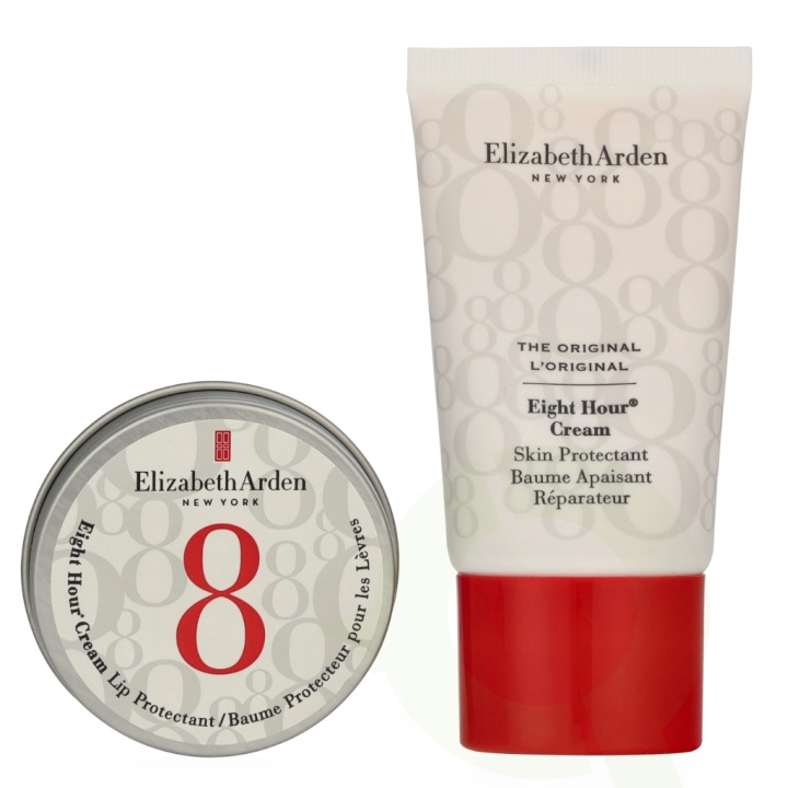 Elizabeth Arden E.Arden 8 Hour Cream Heroes Set 28 ml Lip Protectant 13 ml/Skin Protectant 15 ml ryhmässä KAUNEUS JA TERVEYS / Ihonhoito / Kasvot / Päivävoide @ TP E-commerce Nordic AB (D25685)