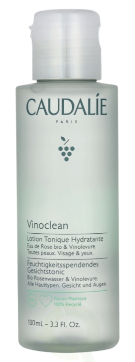 Caudalie Vinoclean Moisturizing Toner 100 ml All Skin Types ryhmässä KAUNEUS JA TERVEYS / Ihonhoito / Kasvot / Kasvovesi ja Facemist @ TP E-commerce Nordic AB (D25718)