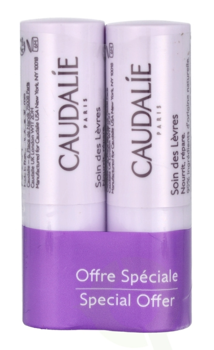 Caudalie Vinotherapist Lip Conditioner Duo 9 g 2x4,5gr ryhmässä KAUNEUS JA TERVEYS / Meikit / Huulet / Huulivoide @ TP E-commerce Nordic AB (D25731)