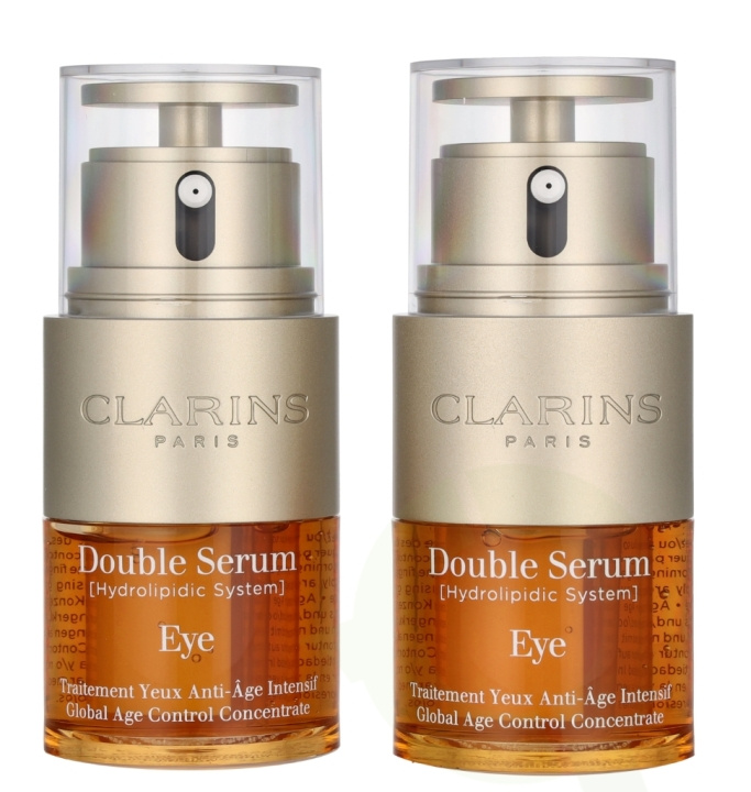 Clarins Double Serum Eye 40 ml 2x20ml ryhmässä KAUNEUS JA TERVEYS / Ihonhoito / Kasvot / Seerumit iholle @ TP E-commerce Nordic AB (D25736)