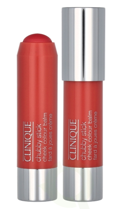 Clinique Chubby Stick Cheek Colour Balm 6 g #02 Robust Rhubarb ryhmässä KAUNEUS JA TERVEYS / Meikit / Huulet / Huulipuna @ TP E-commerce Nordic AB (D25753)
