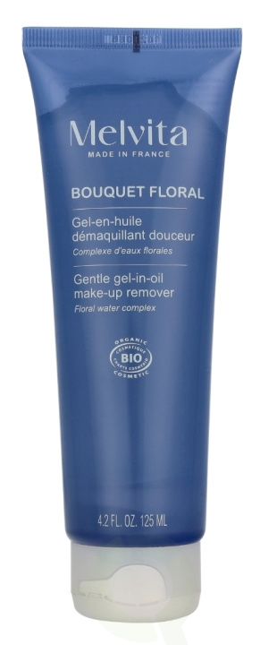 Melvita Bouquet Floral Gentle Gel-In-Oil Make-Up Remover 125 ml ryhmässä KAUNEUS JA TERVEYS / Meikit / Meikinpoisto @ TP E-commerce Nordic AB (D25777)