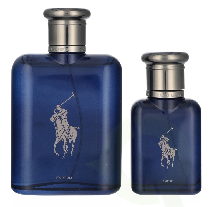 Ralph Lauren Men\'s Polo Blue Parfum Giftset 165 ml Edp Spray 125ml/Edp Spray 40ml ryhmässä KAUNEUS JA TERVEYS / Tuoksut & Parfyymit / Parfyymit / Miesten Tuoksut @ TP E-commerce Nordic AB (D25785)