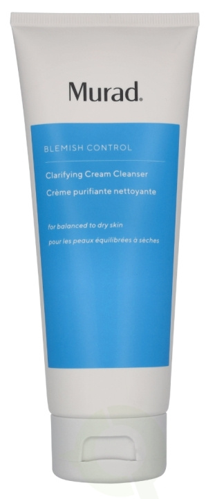 Murad Blemish Control Clarifying Cream Cleanser 148 ml For Normal To Dry Skin ryhmässä KAUNEUS JA TERVEYS / Ihonhoito / Kasvot / Päivävoide @ TP E-commerce Nordic AB (D25812)