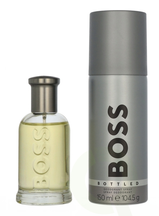 Hugo Boss Bottled Gitset 200 ml Edt Spray 50ml/Deodorant Spray 150ml ryhmässä KAUNEUS JA TERVEYS / Tuoksut & Parfyymit / Parfyymit / Hajuvesiboksit @ TP E-commerce Nordic AB (D25865)