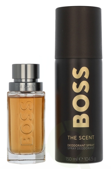 Hugo Boss The Scent Giftset 200 ml Edt Spray 50ml/Deodorant Spray 150ml ryhmässä KAUNEUS JA TERVEYS / Tuoksut & Parfyymit / Parfyymit / Miesten Tuoksut @ TP E-commerce Nordic AB (D25868)