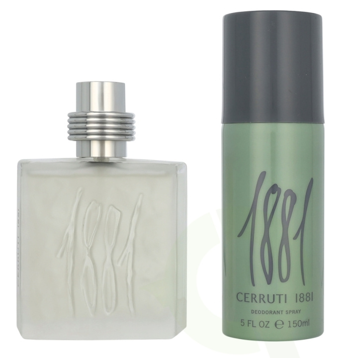 Cerruti 1881 Pour Homme Giftset 250 ml Edt Spray 100ml/Deo Spray 150ml ryhmässä KAUNEUS JA TERVEYS / Tuoksut & Parfyymit / Parfyymit / Miesten Tuoksut @ TP E-commerce Nordic AB (D25957)