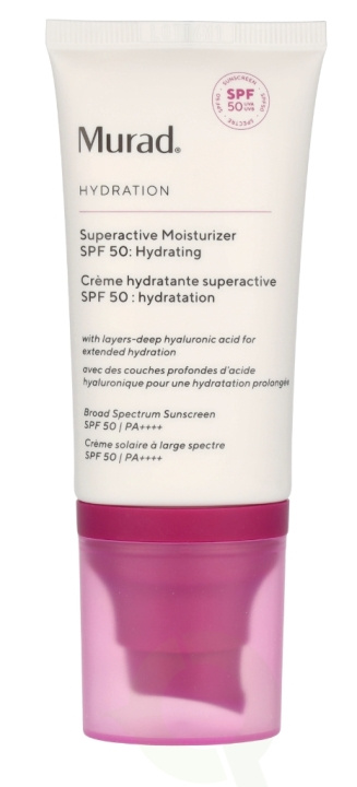 Murad Superactive Moisturiser Hydrating SPF50 50 ml ryhmässä KAUNEUS JA TERVEYS / Ihonhoito / Rusketus / Aurinkosuoja @ TP E-commerce Nordic AB (D26065)