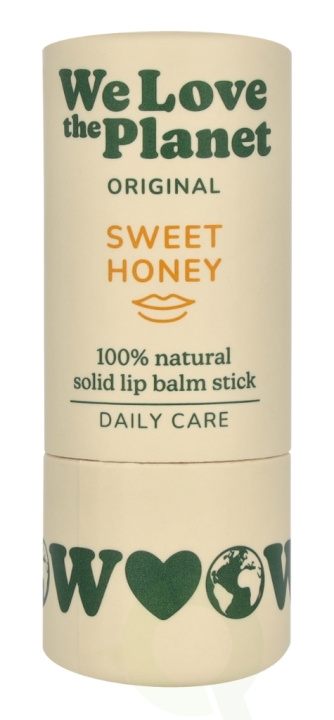 We Love The Planet Lip Balm 4.9 g Sweet Honey ryhmässä KAUNEUS JA TERVEYS / Meikit / Huulet / Huulivoide @ TP E-commerce Nordic AB (D26072)