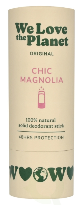 We Love The Planet Original Deodorant Stick 40 g Chic Magnolia ryhmässä KAUNEUS JA TERVEYS / Tuoksut & Parfyymit / Deodorantit @ TP E-commerce Nordic AB (D26078)