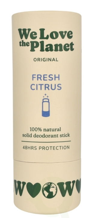 We Love The Planet Original Deodorant Stick 40 g Fresh Citrus ryhmässä KAUNEUS JA TERVEYS / Tuoksut & Parfyymit / Deodorantit @ TP E-commerce Nordic AB (D26079)