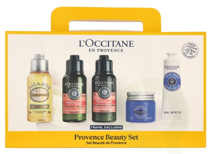 L\'Occitane Beauty Set 305 ml 75ml/75ml/75ml/50ml/30ml ryhmässä KAUNEUS JA TERVEYS / Lahjapakkaukset / Naisten lahjapakkaukset @ TP E-commerce Nordic AB (D26080)