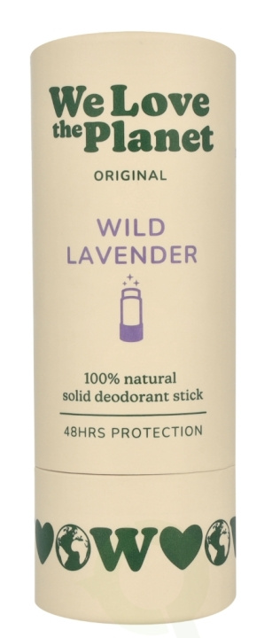 We Love The Planet Original Deodorant Stick 40 g Wild Lavender ryhmässä KAUNEUS JA TERVEYS / Tuoksut & Parfyymit / Deodorantit @ TP E-commerce Nordic AB (D26117)