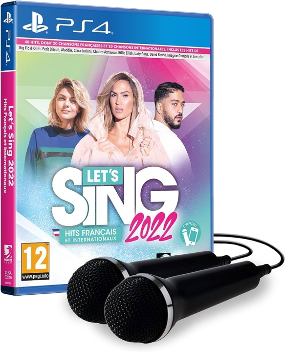 Let\'s Sing 2022 + 2 MIC. (FR/Multi in Game) (PS4) ryhmässä KODINELEKTRONIIKKA / Pelikonsolit & Tarvikkeet / Sony PlayStation 4 / Peli @ TP E-commerce Nordic AB (D26227)