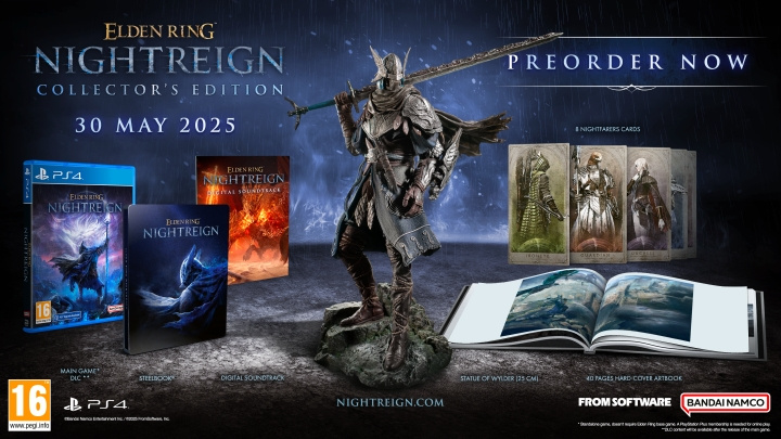 Elden Ring Nightreign (Collector Edition) (PS4) ryhmässä KODINELEKTRONIIKKA / Pelikonsolit & Tarvikkeet / Sony PlayStation 4 / Peli @ TP E-commerce Nordic AB (D26325)
