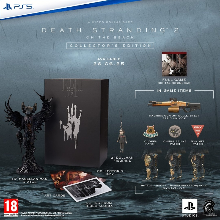 Death Stranding 2: On The Beach (Collectors Edition) (PS5) ryhmässä KODINELEKTRONIIKKA / Pelikonsolit & Tarvikkeet / Sony PlayStation 5 / Peli @ TP E-commerce Nordic AB (D26523)